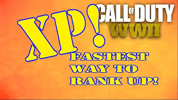 COD WW2 HOW TO RANK UP FAST! FASTEST WAY TO RANK UP COD WW2! FASTEST WAY TO PRESTIGE COD WW2!