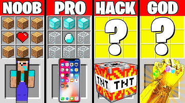 Minecraft Battle: PIGGY COMPILATION CRAFTING CHALLENGE NOOB vs PRO vs HACKER vs GOD Funny Animation