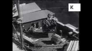 1930s Hoover Dam Construction, Archive Footage