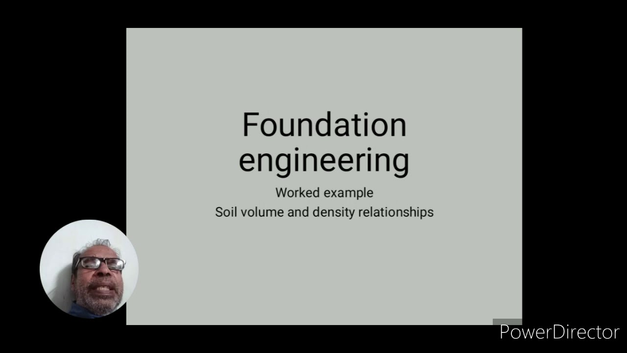 Civil Structures Foundation Engineering Worked Example Class 25 YouTube