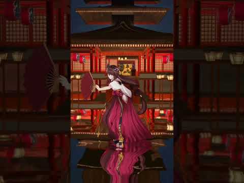 夜の踊り子 / サカナクション 神聖なる神社で踊ってみた #踊ってみた #にじさんじ #vtuber #夜の踊り子 【にじさんじフミ】