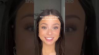 POV: Bella Poarch when she finds this audio #shorts