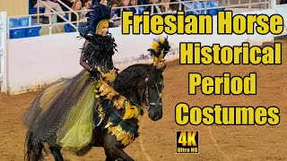 Friesian Horse Historical Period Native Costume Class  Carousel Charity Horse Show