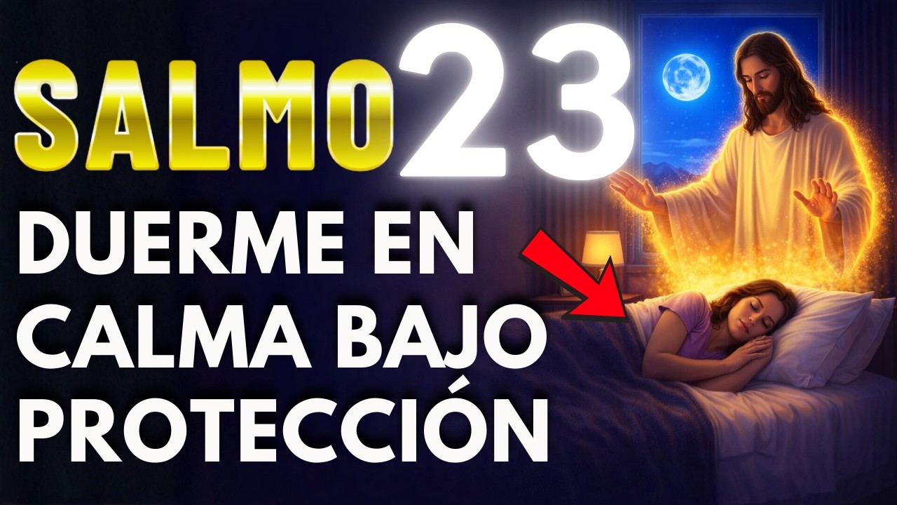Salmo 23: Para Dormir Tranquilo | Dios Te Protege esta Noche | Muy Poderoso