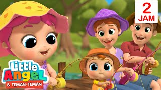 Tu, Wa, Ga, Pat, Ma, Lima Pancingan! | Little Angel | Lagu Anak Favorit | Nursery Rhymes Indonesia