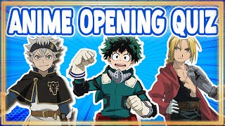 ANIME OPENING QUIZ [Super Easy - Super Hard] | 50 Openings screenshot 4