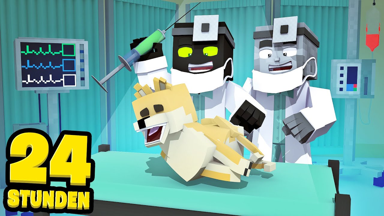 24 STUNDEN ALS TIERARZT! - Minecraft [Deutsch/HD] - YouTube