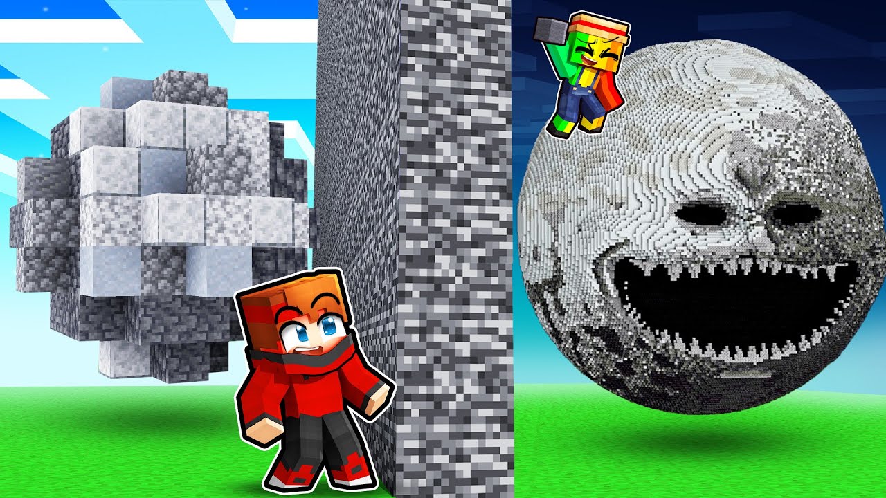 J'ai triché en Noob vs PRO avec La Lune se Réveille sur Minecraft !