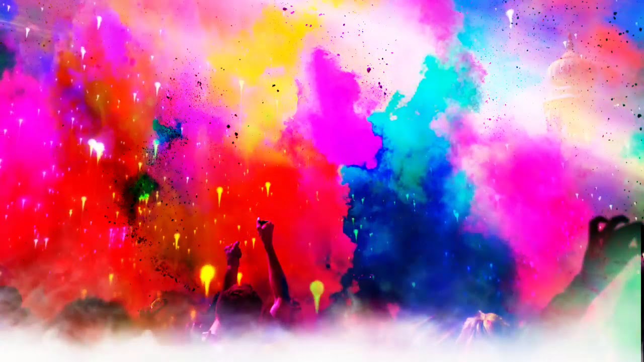 Happy Holi 2020 New Holi Background Video Holi Background Video
