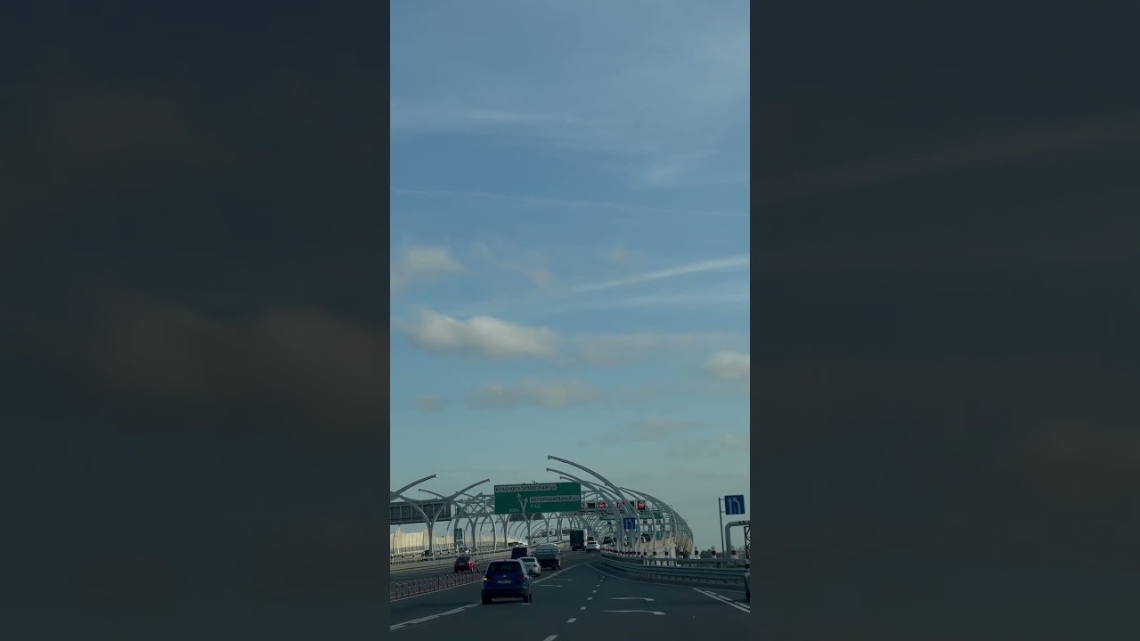 Highway in Russia, Saint-Petersburg • Road in Russia 