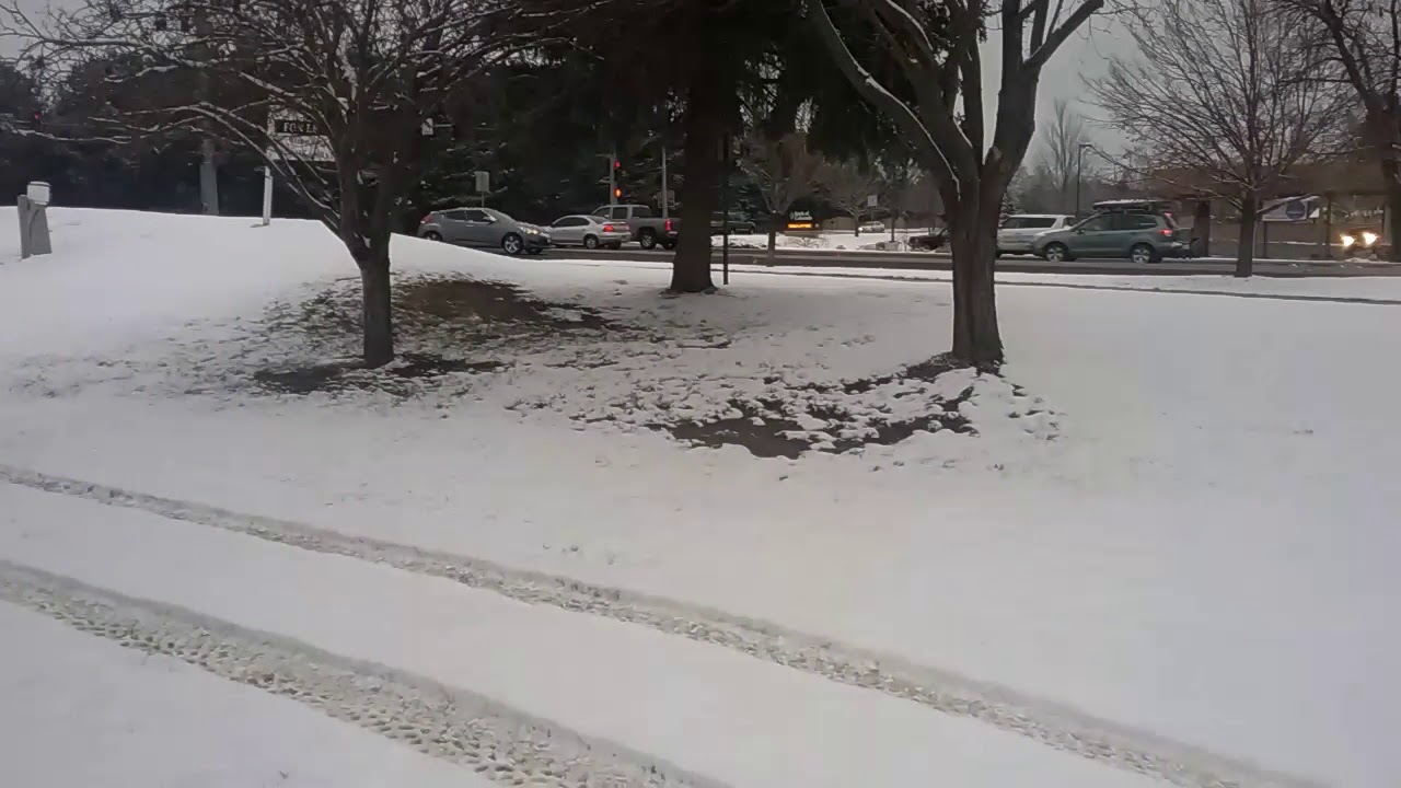 Snow in Greeley CO YouTube