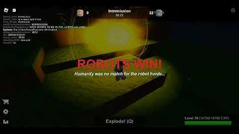 Robot hacker in Build to Survive the Robots!