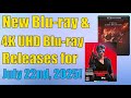 New Blu Ray 4K UHD Blu Ray Releases For July 22nd 2025 New Blu Ray 4K UHD Blu Ray Releases For July 22nd 2025