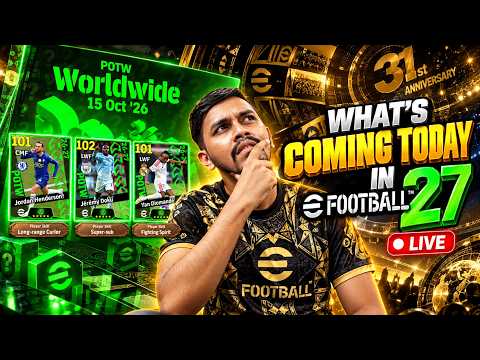 efootball 27 What's COMING TODAY ?🔥| LIVE