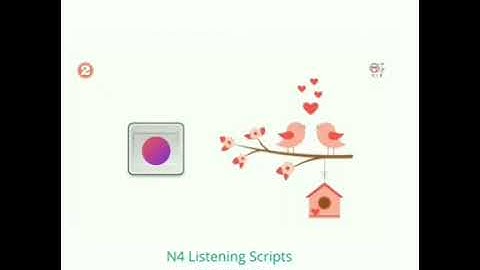 N4 (Lesson 33 )Listening