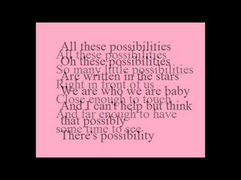 Freddie Stroma Possibilities lyrics