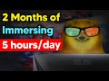 2 Months of Learning Japanese For 5 Hours a Day