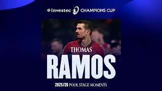 Thomas Ramos 202526 Investec Champions Cup Pool Stage Moments