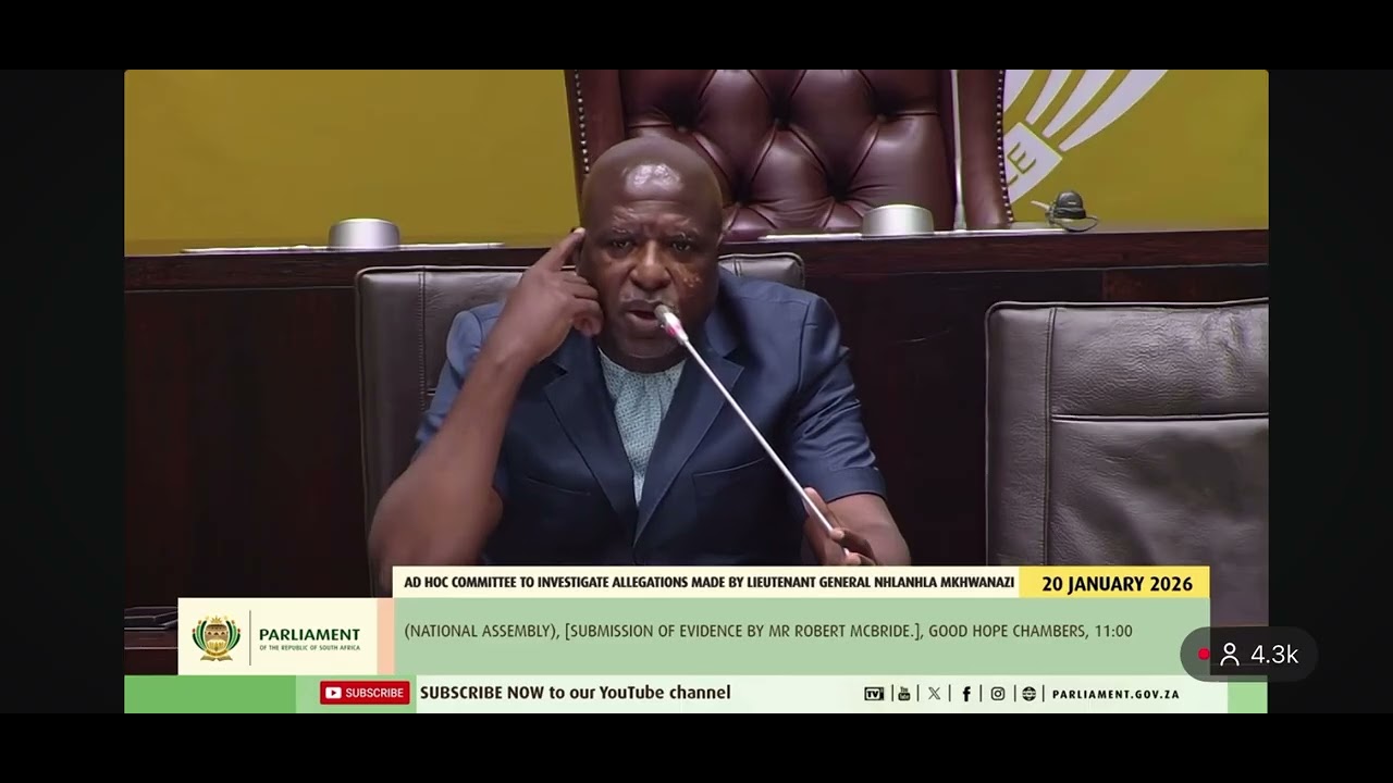 MCBRIDE BROUGHT AN OLD CV & DOESNT WANT TO DISCLOSE HIS NEW JOB!