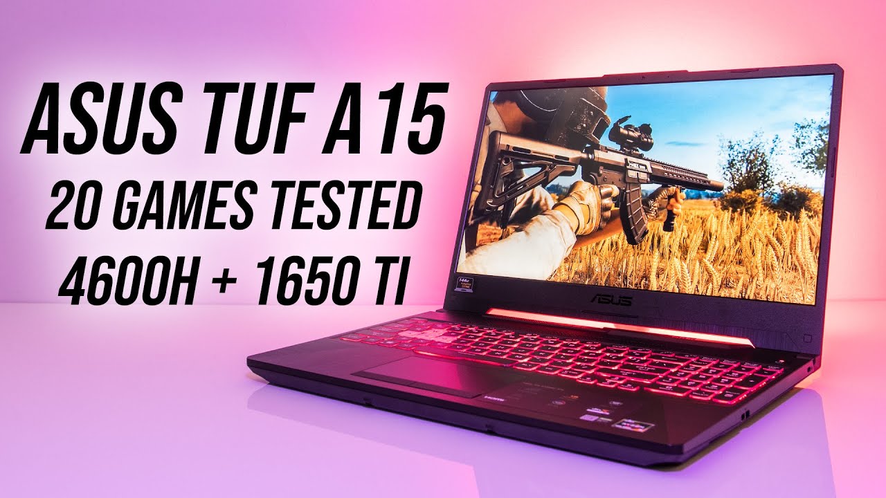 ASUS TUF A15 (Ryzen 4600H + GTX 1650 Ti) Gaming Benchmarks! 