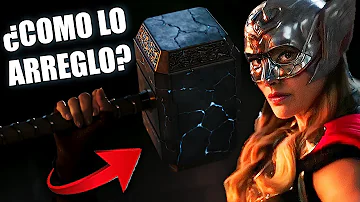 ¿Quién arregló el Mjolnir roto?