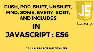 JavaScript Array Methods Push, Pop, Shift, Unshift, Find and More In Hindi