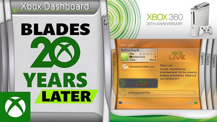 Xbox 360 Blades Dashboard 20 Years Later | Xbox 360 20th Anniversary (2005-2025)