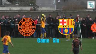 A goal scored by roland banya's for st kevins boys during their 1-0
victory vs fc barcelona at the academy cup 2016.