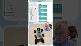 Joystick PS2 Điều khiển tốc độ 4 động cơ bằng lập trình kéo thả Mixly. #arduino #mixly #stem #lego
