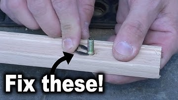 How to Fix Your Adjustable Door Threshold Bolts/E-Clips | The Fixer Clips
