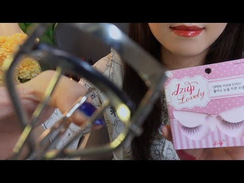 ASMR Doing Your Fall Makeup For Dry Skin 메이크업? (No Talking)