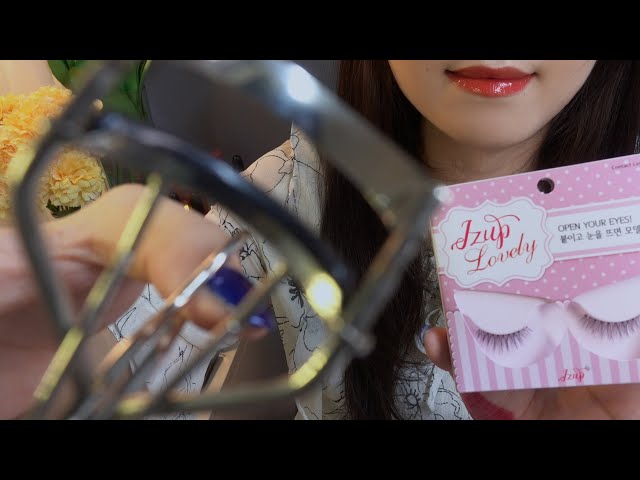 ASMR Doing Your Fall Makeup For Dry Skin 메이크업🍂 (No Talking)