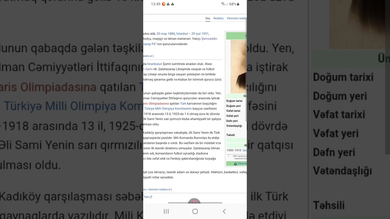 QALATASARAYIMIZIN QURUCLARINDAN ALI SAMI YEN haqqinda melumatlar vikipediya dan melumatlar götürdüm 
