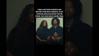 21 Savage Says Poor Parents Are Better Than Rich Ones | SAF Spotlight #21Savage #Parenting #Shorts