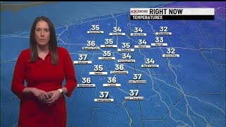 Decreasing clouds and cold temperatures overnight