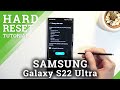 SAMSUNG Galaxy S22 Ultra Factory Reset / Delete All Data & Restore Default Settings