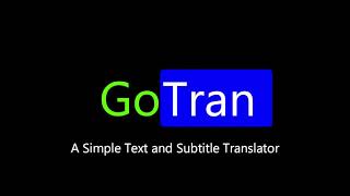 GoTran : Simple Google Translate Client for Text and Subtitle Translation screenshot 4