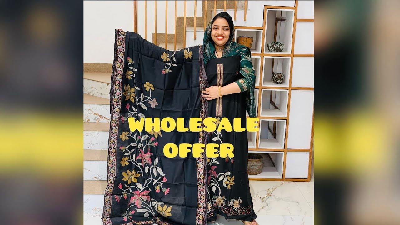 WHOLESALE OFFER…PRICE:1190+SHIPPING…UNSTITCHED SUITS…NO RETURN…KOODU…FOR BOOKING:6282154708…