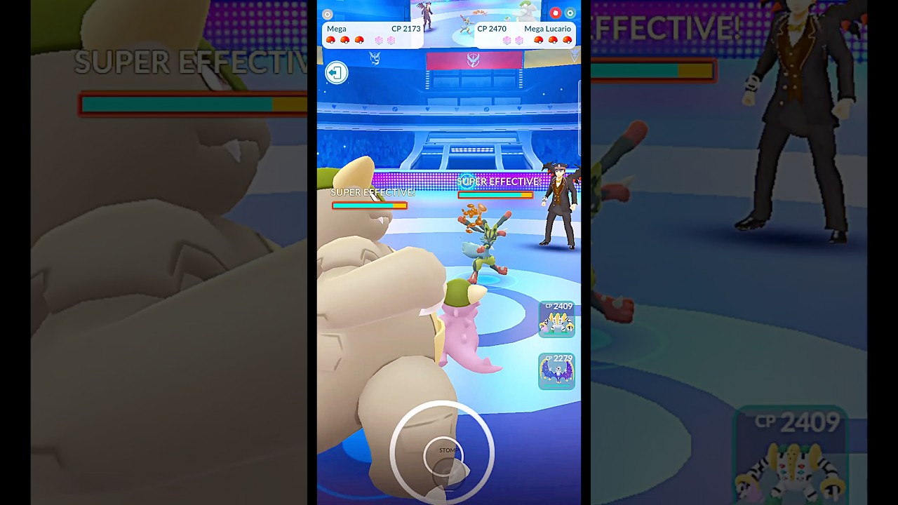 ✨️Мега Кангасхан против ✨️Мега Лукарио PVP Battle 