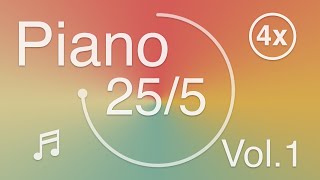 Relaxing Piano Music Study Timer - 25 minute timer - Pomodoro Technique - 4 x 25 min - 432 Hz