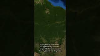 Did you know that the Amazon River is the second-longest river in the world? #shorts #facts #fact