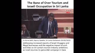 The bane of over tourism and Isralie occupation in Sir Lanka.
