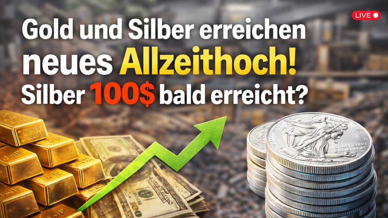 Silberaktien | Goldaktien - Gold und Silber erreichen neues Allzeithoch! Silber 100$ bald erreicht?