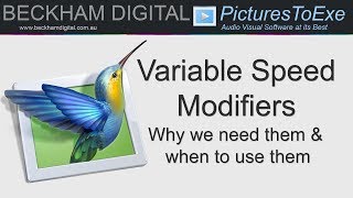 PTE-AV-Studio (formerly PicturesToExe) - Animation Speed - Why & When