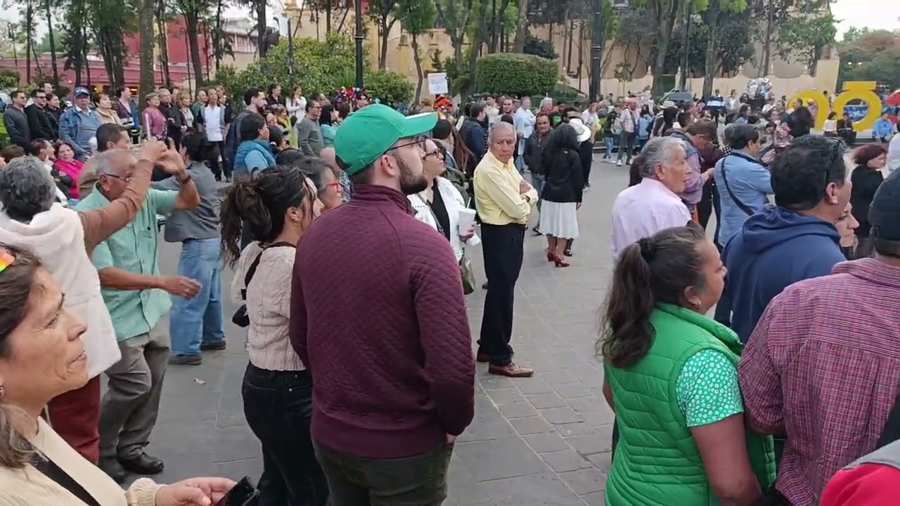 LA ORQUESTA DE CARLOS CAMPOS EN EL CENTRO DE COYOACÁN 