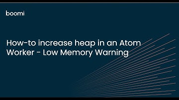 Low Memory Warning - How to Increase Heap in an Atom Worker