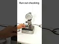Runout checking dial gauge fixtures