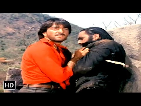 तेरे तकले पे बाल नहीं है और खोपड़ी मैं माल नहीं है - Jaan Ki Baazi Movie Scene - Sanjay Dutt Movies