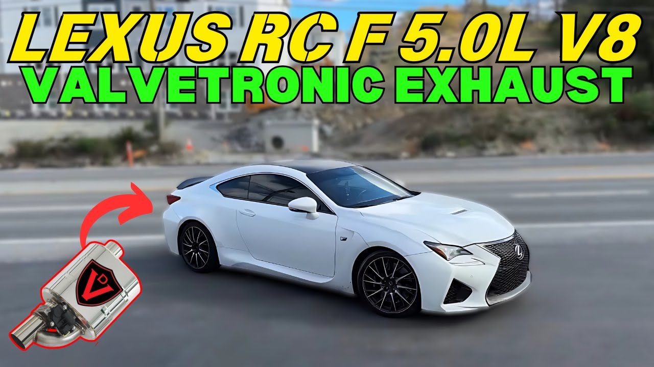 2015 Lexus RC F 5.0L V8 Exhaust Sound w/ Valvetronics Designs Mufflers!