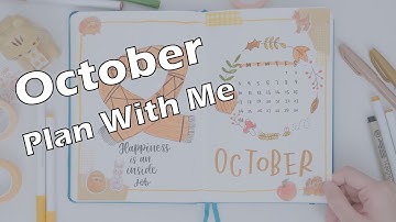 Plan With Me October 2021 Bullet Journal Setup